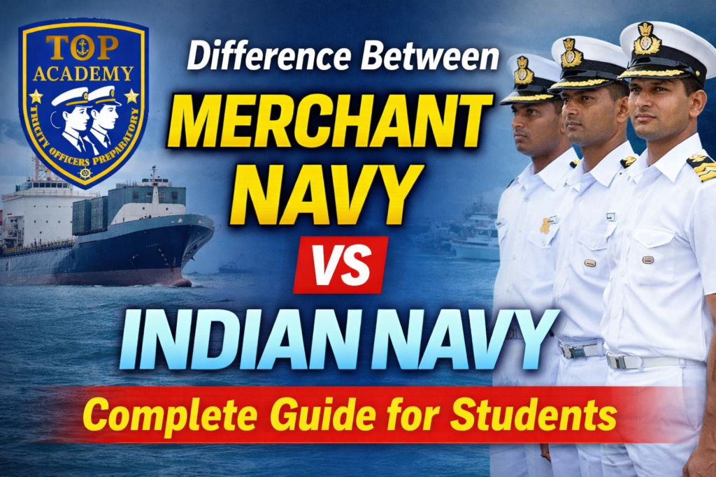Difference Between Merchant Navy and Indian Navy